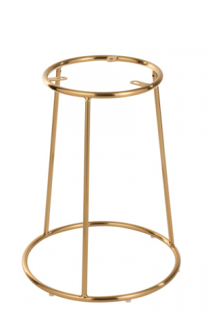 Scaune de bar - Scaun de bar mediu, Metal, Auriu, 44x44x56 cm