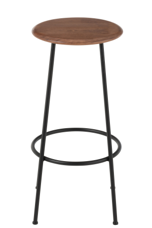 Scaun de bar, Neo steel, natur/negru [2]