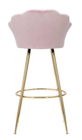 Scaun de bar roz Viena, 55x53x110 cm (inaltime sezut 88 cm) [3]