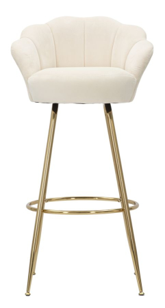 Scaun de bar Vienna crem 55x53x110 cm (inaltime sezut 88 cm) [1]