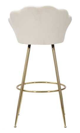 Scaun de bar Vienna crem 55x53x110 cm (inaltime sezut 88 cm) [6]