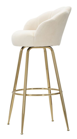 Scaun de bar Vienna crem 55x53x110 cm (inaltime sezut 88 cm) [2]