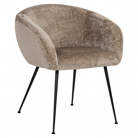 Scaun de dining, Ruby, Taupe chenille [6]