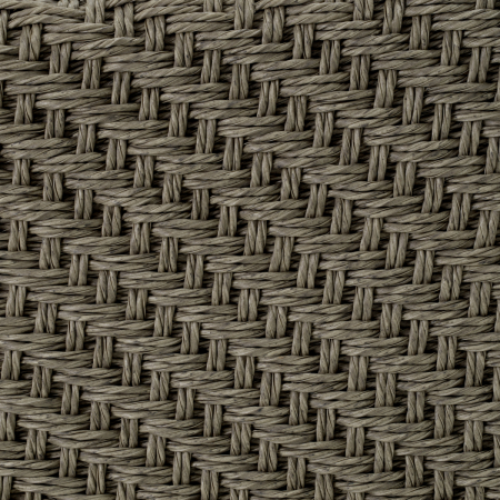 Scaun de exterior, Bryson, țesut artificial ratan, culoarea nisipului (Viola), Dimensiuni: W. 90 | D. 91 | H. 85 | SD. 52 | SW. 66 | SH. 47.5 | AH. 70   [6]