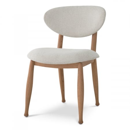 DINING - Scaun dining, Allston natur, sentier crem, Dimensiuni: W. 53 | D. 59 | H. 80 | SD. 42 | SH. 47.5  