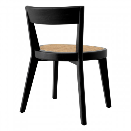 Scaun dining, Alvear finisaj negru clasic, Dims: W. 54 | D. 47 | H. 76 | SD. 42 | SH. 46  (CM) [3]