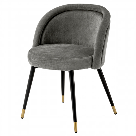 Scaun dining, Chloé clarck gri set de 2, Dims: W. 57.5 | D. 58 | H. 77 | SD. 47 | SH. 49.5  (CM) [2]