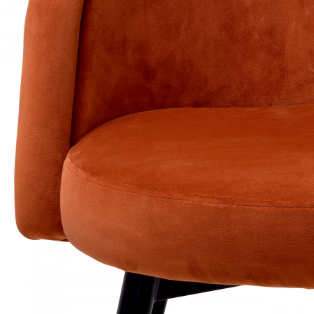 Scaun dining, Chloé Savona portocaliu set de 2 [4]
