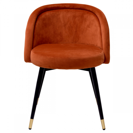 Scaun dining, Chloé Savona portocaliu set de 2 [1]