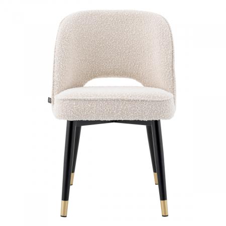 Scaun dining, Cliff bouclé crem set de 2 [2]