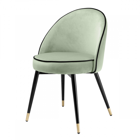 Scaun dining, Cooper Savona catifea verde fistic set de 2 [1]