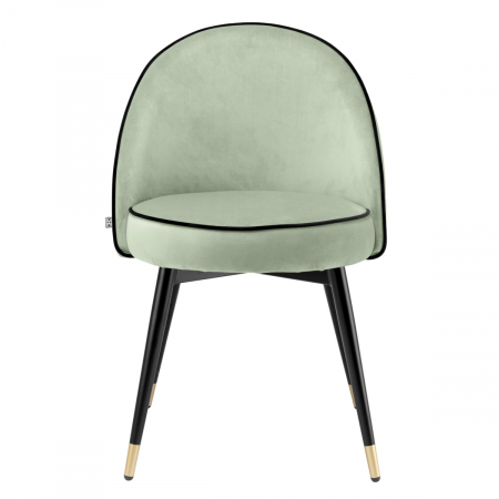 Scaun dining, Cooper Savona catifea verde fistic set de 2 [2]