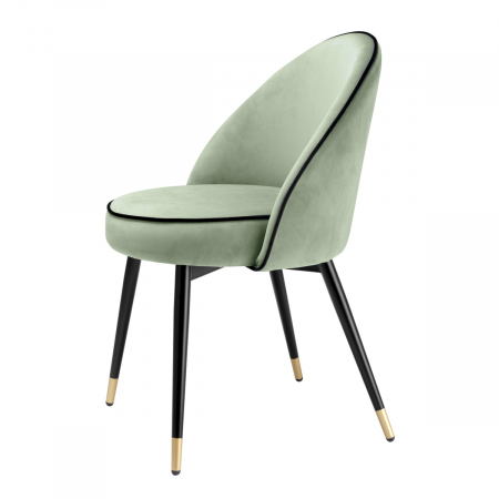 Scaun dining, Cooper Savona catifea verde fistic set de 2 [4]