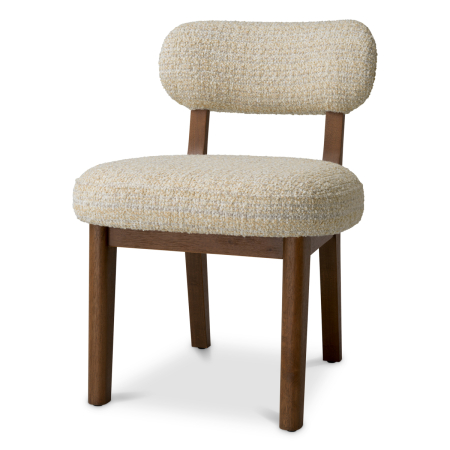 DINING - Scaun dining Duveen Winslow, bej chenille |W. 55.5 | D. 63.5 | H. 77.5 | SD. 48 | SH. 50 cm 