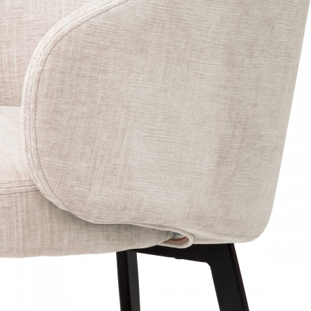 Scaun dining, Lloyd cu cotiera, bej set de 2 [5]