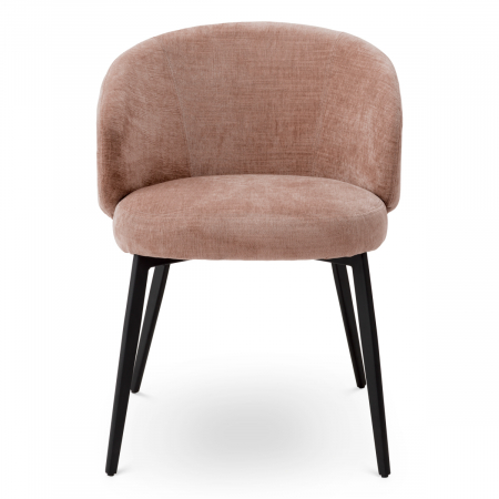 Scaun dining, Lloyd cu cotiera sisley roz, set de 2 [2]