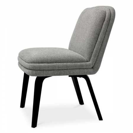 Scaun dining, Lucia fisher, gri, Dims: L. 63 | W. 50 | H. 84 | SD. 42 | SH. 50  (CM) [4]