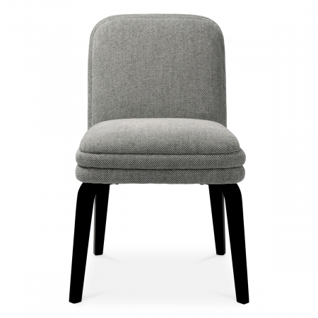 Scaun dining, Lucia fisher, gri, Dims: L. 63 | W. 50 | H. 84 | SD. 42 | SH. 50  (CM) [2]