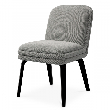 Scaun dining, Lucia fisher, gri, Dims: L. 63 | W. 50 | H. 84 | SD. 42 | SH. 50  (CM) [1]
