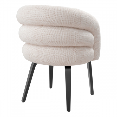 Scaun dining, Novelle Lyssa off-white, Dims: W. 61 | D. 66 | H. 83 | SD. 47 | SH. 47 | AH. 76  (CM) [4]