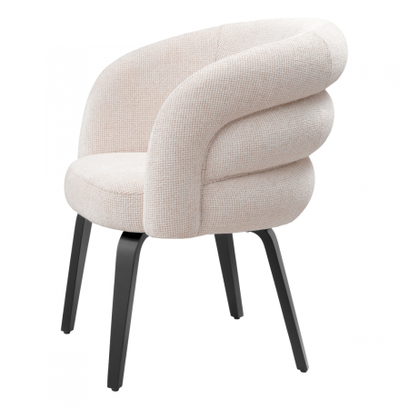 Scaun dining, Novelle Lyssa off-white, Dims: W. 61 | D. 66 | H. 83 | SD. 47 | SH. 47 | AH. 76  (CM) [3]