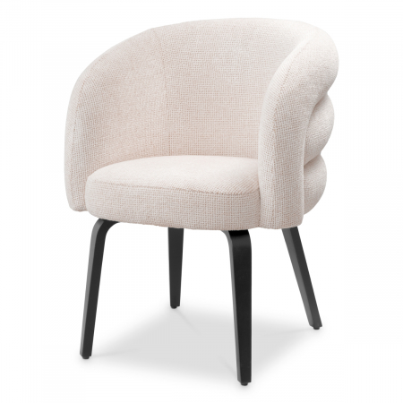 Scaun dining, Novelle Lyssa off-white, Dims: W. 61 | D. 66 | H. 83 | SD. 47 | SH. 47 | AH. 76  (CM) DINING - Scaun dining, Novelle Lyssa off-white, Dims: W. 61 | D. 66 | H. 83 | SD. 47 | SH. 47 | AH. 76  (CM)
