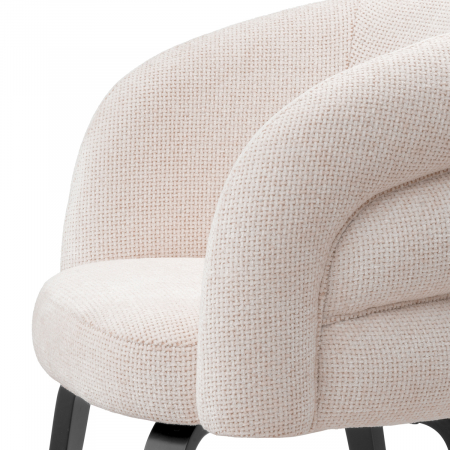 Scaun dining, Novelle Lyssa off-white, Dims: W. 61 | D. 66 | H. 83 | SD. 47 | SH. 47 | AH. 76  (CM) [5]