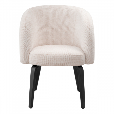 Scaun dining, Novelle Lyssa off-white, Dims: W. 61 | D. 66 | H. 83 | SD. 47 | SH. 47 | AH. 76  (CM) [2]