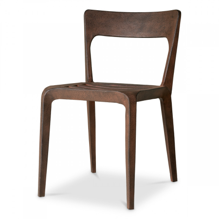 DINING - Scaun dining, Quentin aspect oxidat, Dimensiuni: W. 48 | D. 56.5 | H. 78 | SD. 42.5 | SW. 41.5 | SH. 46  