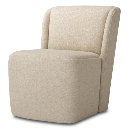 DINING - Scaun dining Selene Renato ecru |W. 65 | D. 74 | H. 84.5 | SD. 51 | SH. 48 cm 