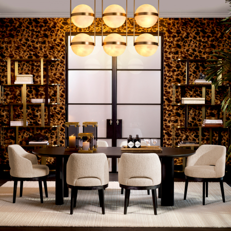 DINING - Scaun dining, Sofia scoica off-white, Dims: W. 58.5 | D. 60 | H. 82 | SD. 50 | SH. 49.5  (CM)