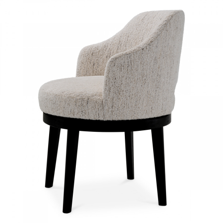 Scaun dining, Sofia scoica off-white, Dims: W. 58.5 | D. 60 | H. 82 | SD. 50 | SH. 49.5  (CM) [4]