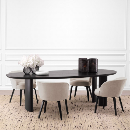 Scaun dining, Vichy sisley bej, Dims: W. 63 | D. 63 | H. 75 | SD. 48 | SH. 51.5 | AH. 60  (CM) [1]