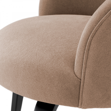 Scaun dining, Vichy, tondro bej [5]