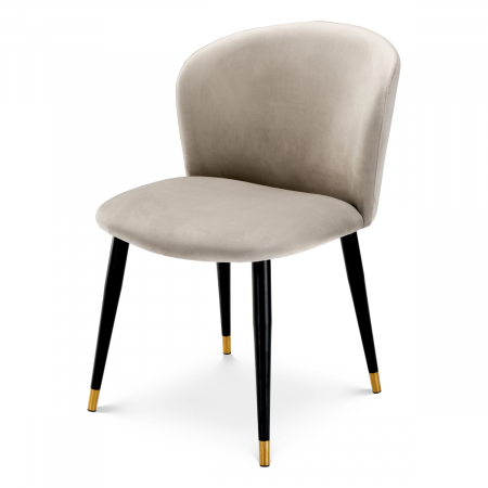 DINING - Scaun dining Volante Roche catifea bej