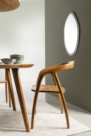 Scaun, Dotty cu cotieră, Lemn de Teak [2]