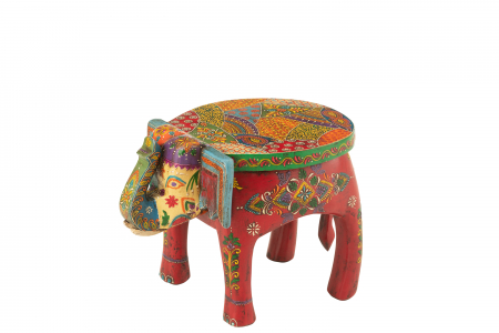 SALE % - Scaun Elephant Delhi, Mix, Lemn de Mango