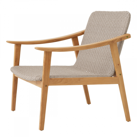 Scaun exterior Honolulu tec natur, Dims: W. 72 | D. 73 | H. 78 | SD. 56 | SH. 35.5 | AH. 55  (CM) [3]