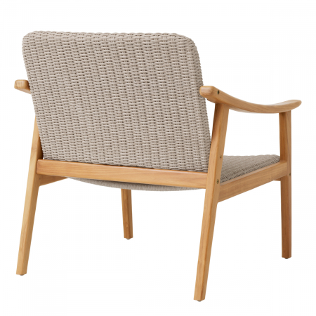 Scaun exterior Honolulu tec natur, Dims: W. 72 | D. 73 | H. 78 | SD. 56 | SH. 35.5 | AH. 55  (CM) [4]