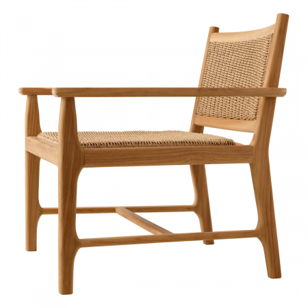 Scaun exterior Pivetti tec natur, Dims: W. 70 | D. 66 | H. 75 | SD. 60 | SH. 40 | AH. 54.5  (CM) [3]