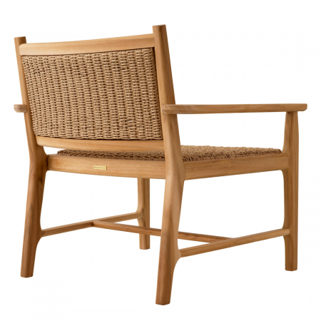 Scaun exterior Pivetti tec natur, Dims: W. 70 | D. 66 | H. 75 | SD. 60 | SH. 40 | AH. 54.5  (CM) [4]