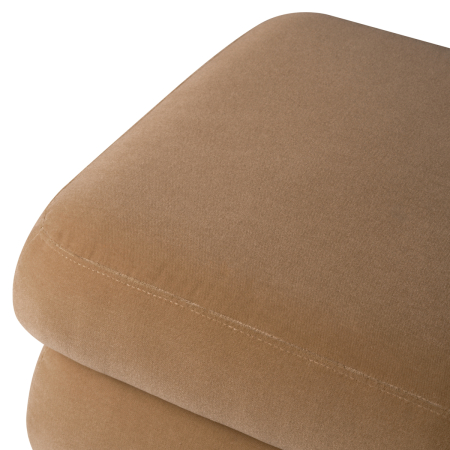 Scaun Fifth cu finisaj bronz Morris Merinos, camel |W. 49 | D. 49 | H. 52 cm  [3]