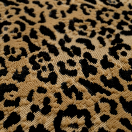 Scaun Greenwich bernard leopard camel, Dims: W. 58 | D. 58 | H. 55  (CM) [10]