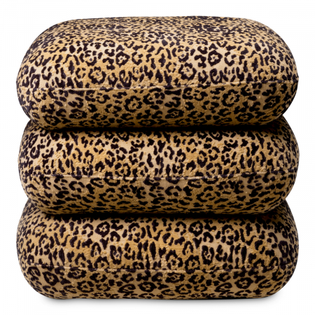 Scaun Greenwich bernard leopard camel, Dims: W. 58 | D. 58 | H. 55  (CM) [3]