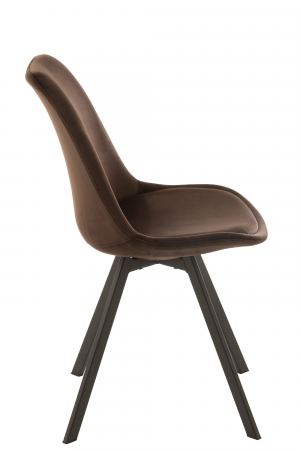 Scaun Helene, Textil/Metal, Maro, 55x49x84 cm [5]