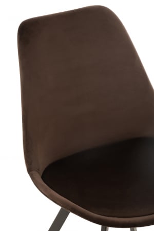 Scaun Helene, Textil/Metal, Maro, 55x49x84 cm [3]