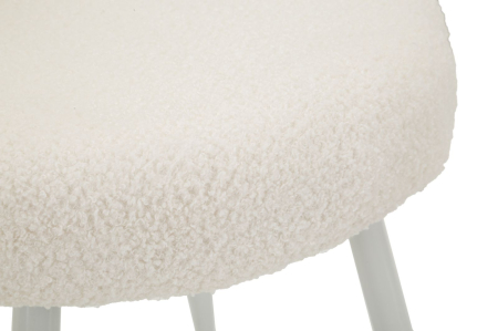 Scaun Ilary alb, ø 40x67 cm (inaltime sezut 46 cm) [5]
