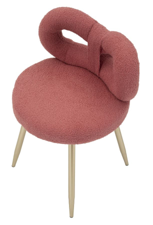 Scaun Ilary roz, ø 40x67 cm (inaltime sezut 46 cm) [4]