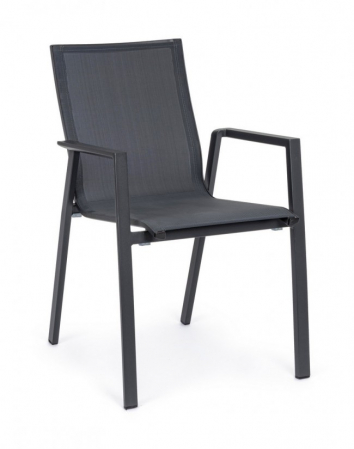 SALE % - Scaun Krion, Aluminiu, Negru, 56x61.5x88 cm