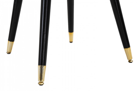 Scaun Loty, Lemn/MDF/Burete/Catifea/Fier, Crem/Auriu/Negru, 61x60x45 cm [3]